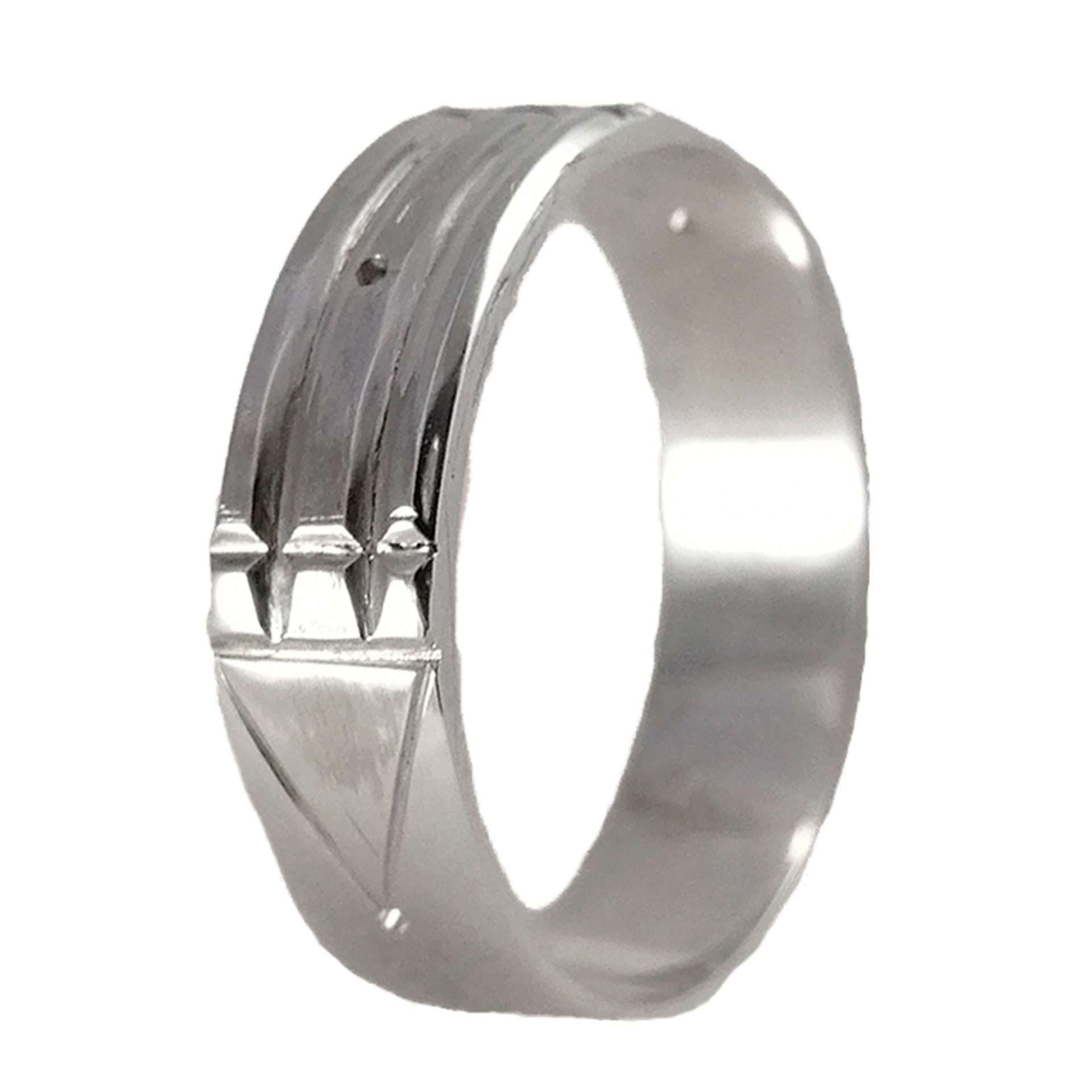 Anillo de plata nacional modelo Atlante