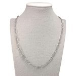 Collar de plata filigrana simple modelo eslabones