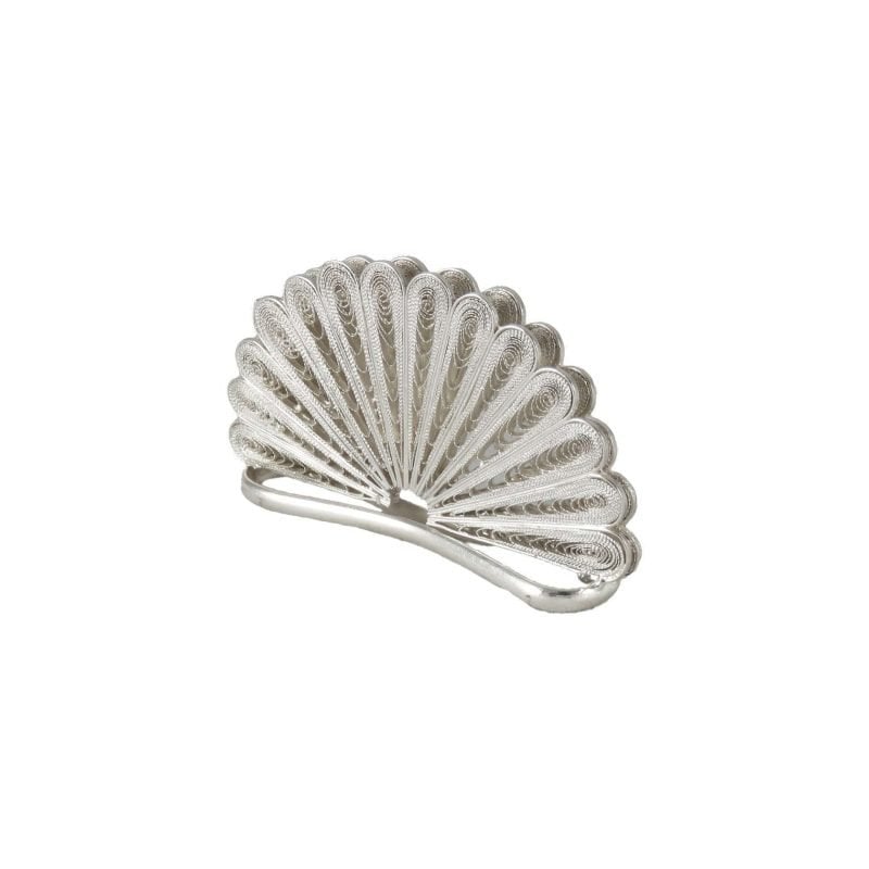 Porta tarjetas de plata filigrana