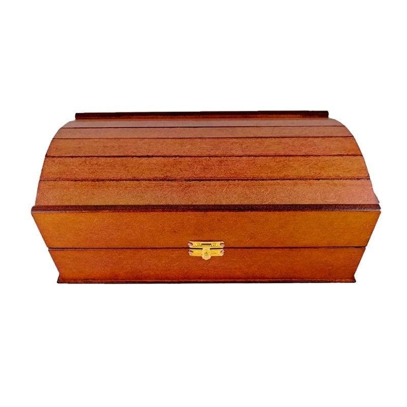 Cofre de madera para guampa/matero pequeño de adorno