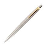 Bolígrafo Parker Jotter Stainless Steel GT con clip dorado