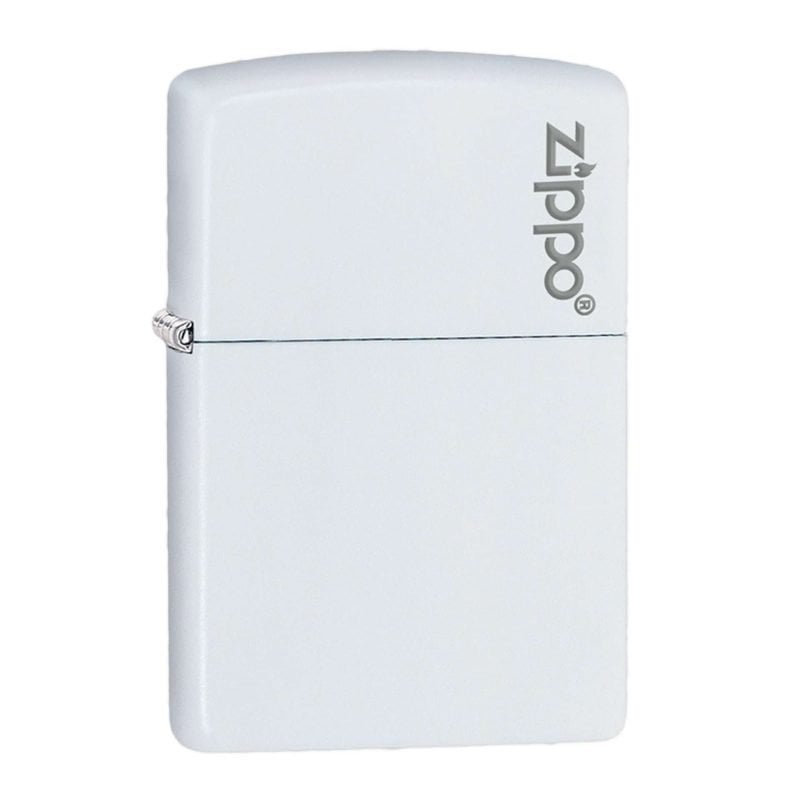 Encendedor Zippo - 214ZL White Matte w/Zippo Logo