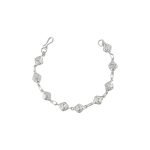 Pulsera de plata filigrana con bolitas