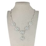 Collar de plata filigrana con diseños de ñandutí