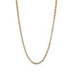 Cadena de oro amarillo nacional modelo ojo de lince