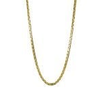 Cadena de oro amarillo nacional modelo bananita