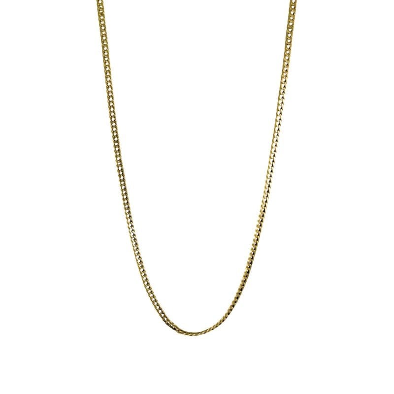 Cadena de oro amarillo nacional modelo grumet