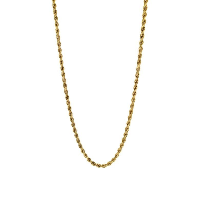 Cadena de oro amarillo nacional modelo piolita