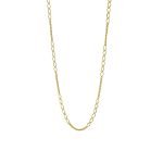 Cadena de oro amarillo italiano modelo figaro link