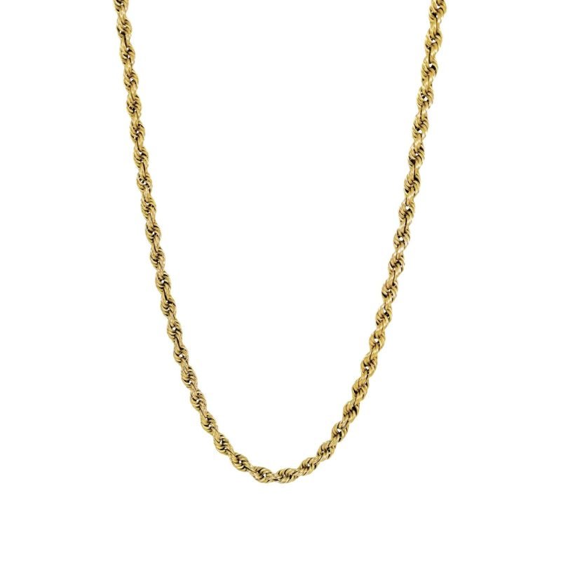 Cadena en oro amarillo nacional modelo piola gruesa