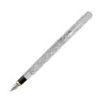 Pluma fuente Parker IM Premium en filigrana de plata