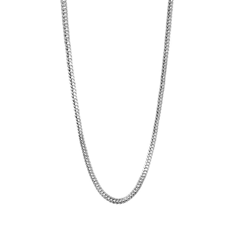 Cadena de plata nacional modelo grumet grueso