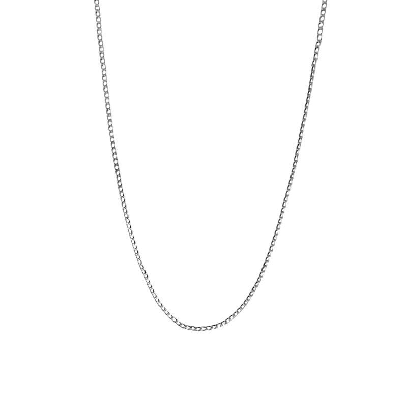 Cadena de plata nacional modelo grumet