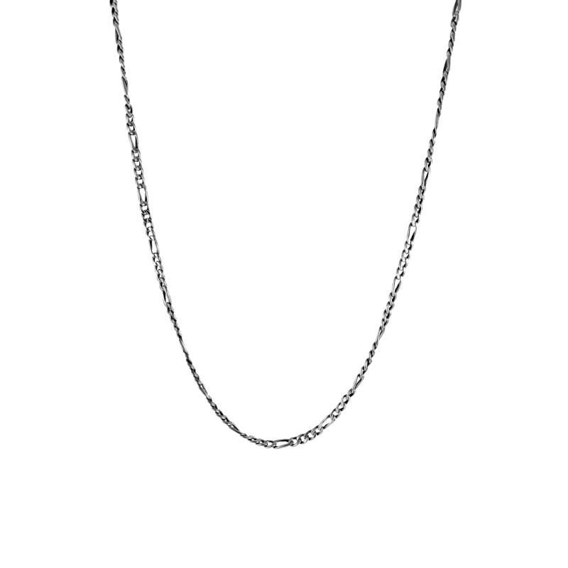 Cadena de plata nacional modelo figaro