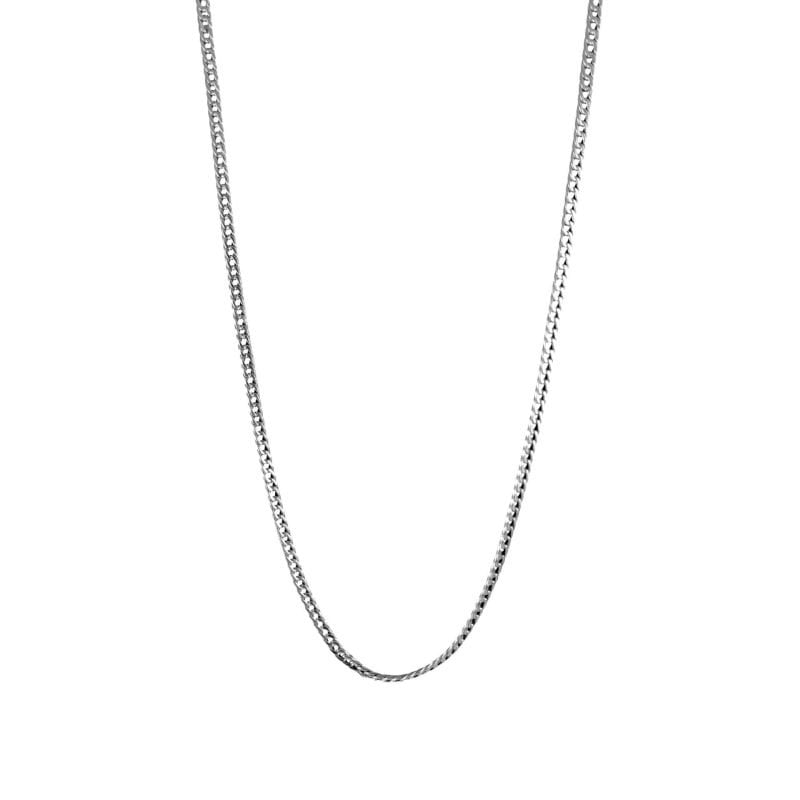 Cadena de plata nacional modelo grumet