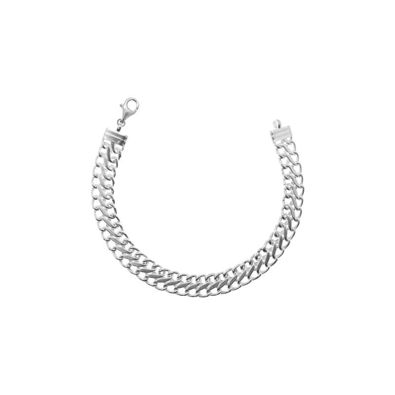 Pulsera de plata nacional modelo sadusa mediana