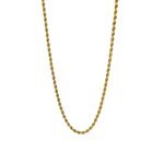 Cadena de oro amarillo italiano modelo piola mediana