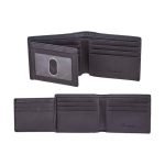 Billetera Travelambo de cuero con bloqueo RFID