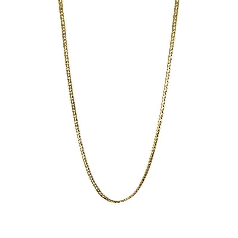 Cadena de oro amarillo nacional modelo grumet
