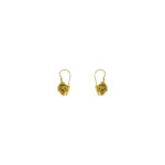 Aros de oro amarillo filigrana modelo tamborcito clásico pequeño