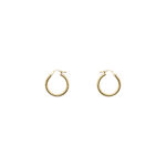 Aros argolla de oro amarillo nacional caña completa
