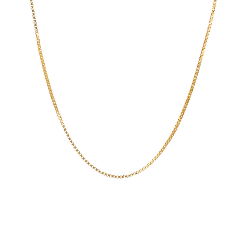 Cadena de oro amarillo italiano modelo veneciana mediana