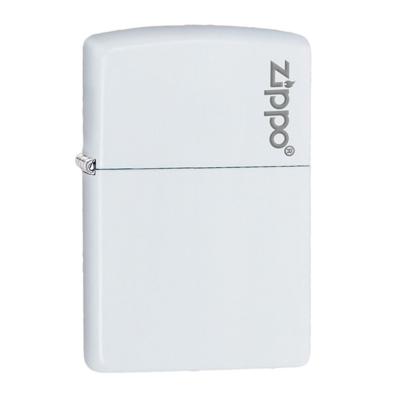 Encendedor Zippo - 214ZL White Matte w/Zippo Logo