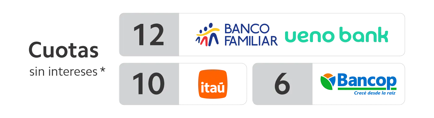 Promociones de cuotas sin intereses