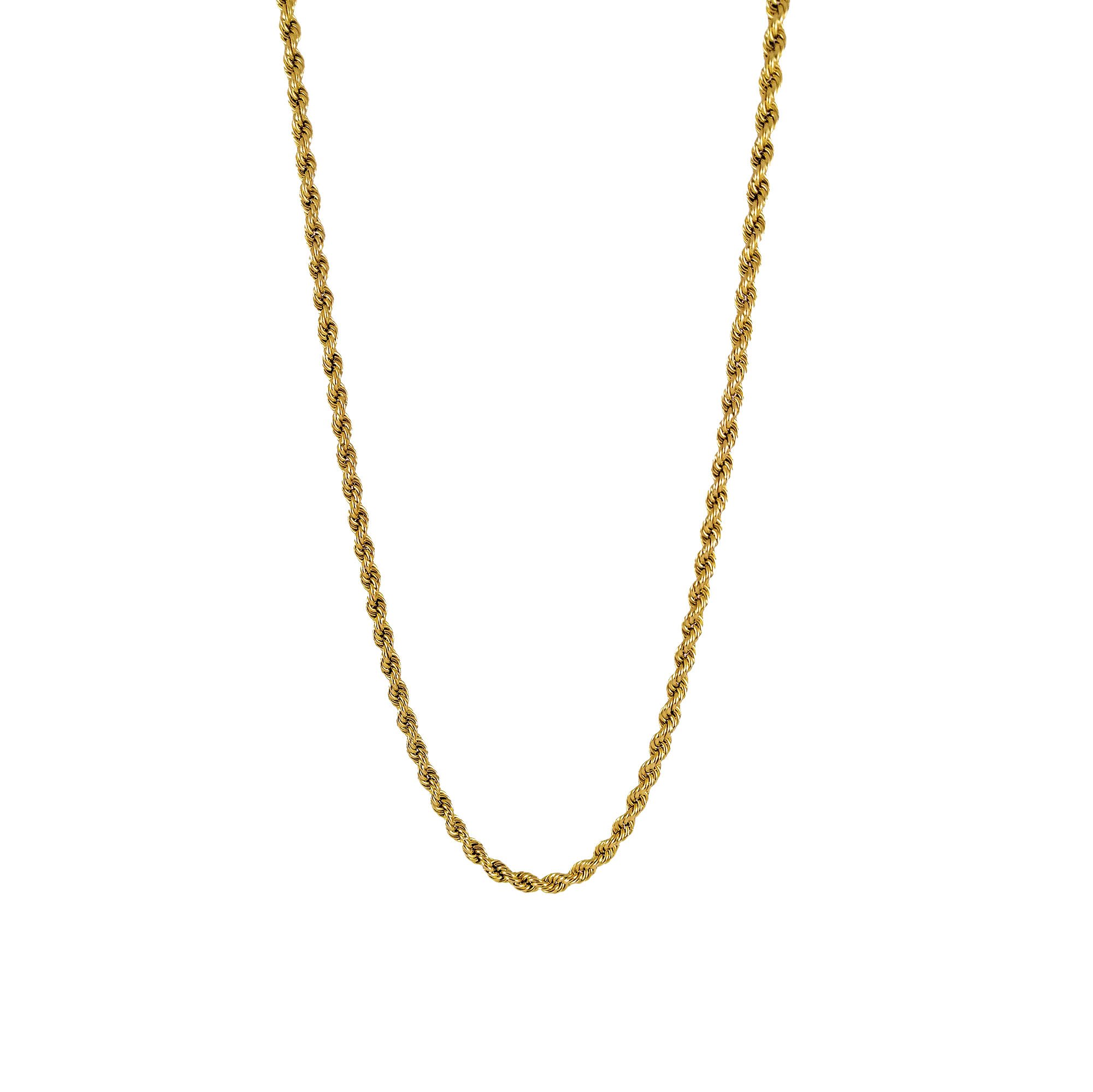 Cadena de oro amarillo italiano modelo piola