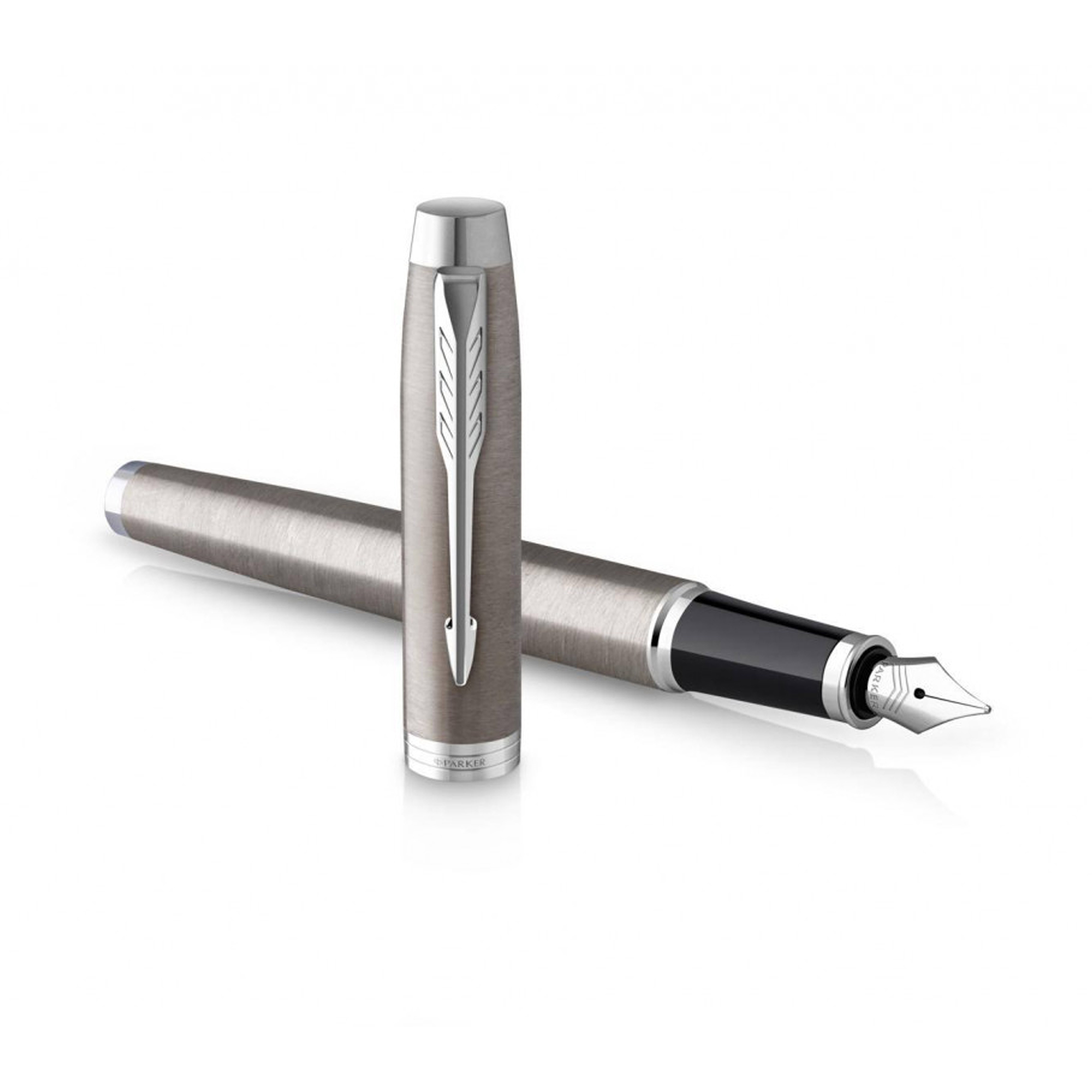 Pluma fuente Parker IM acero cromado
