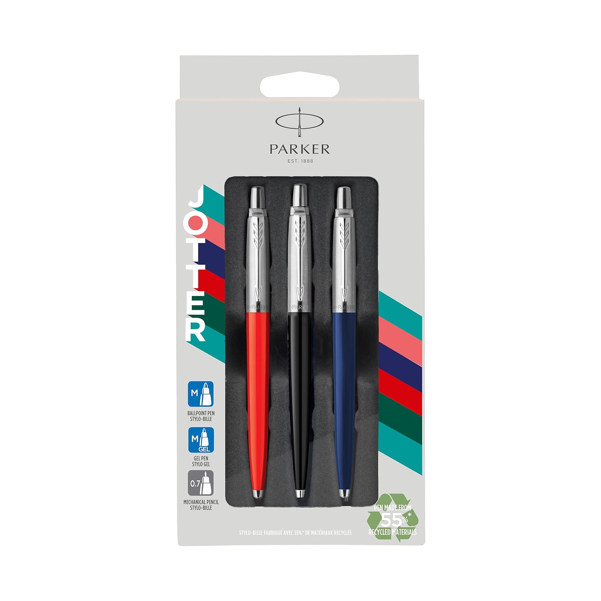 Set Parker Jotter Originals con bolígrafos y portaminas