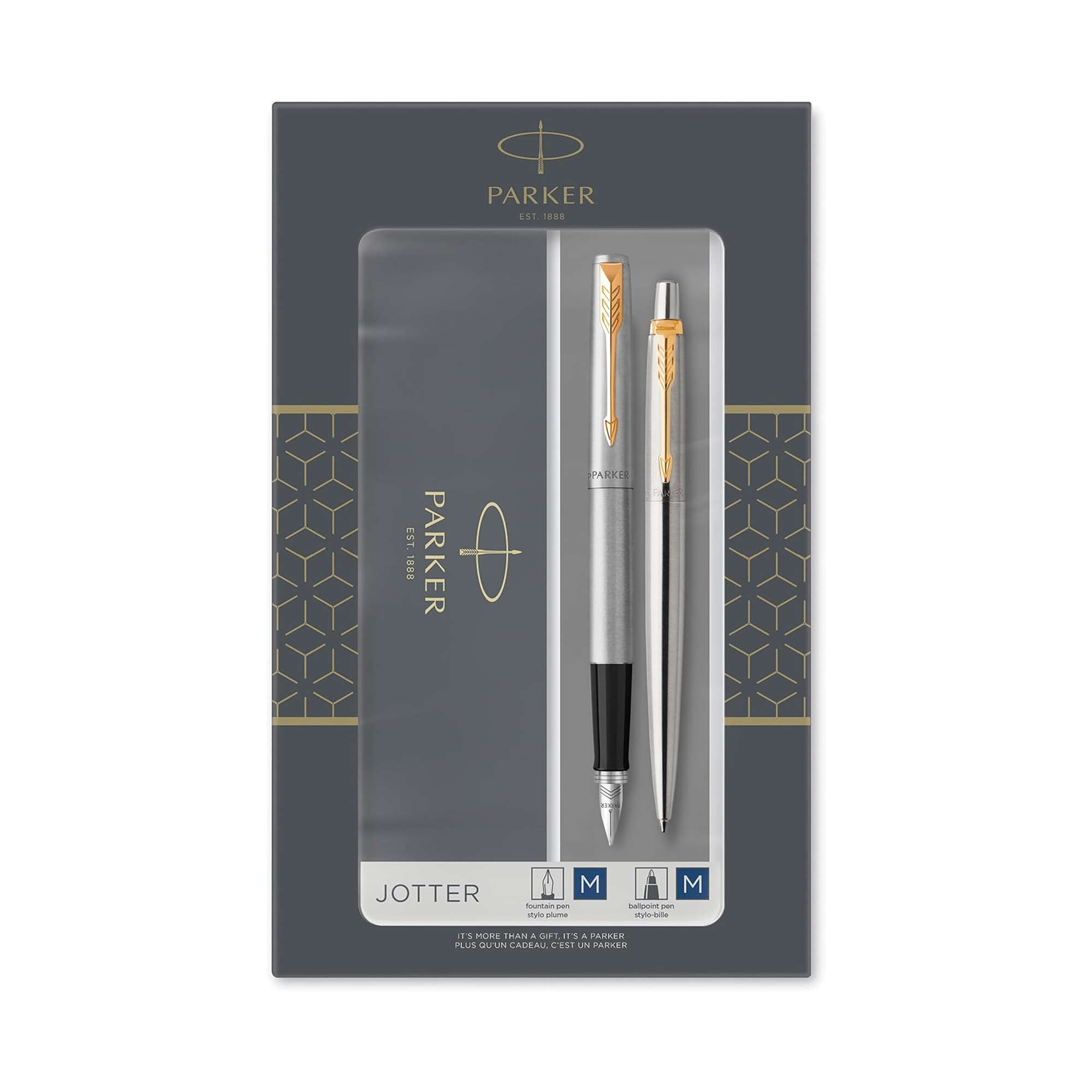 Gift Set Parker Jotter Duo con bolígrafo y pluma fuente