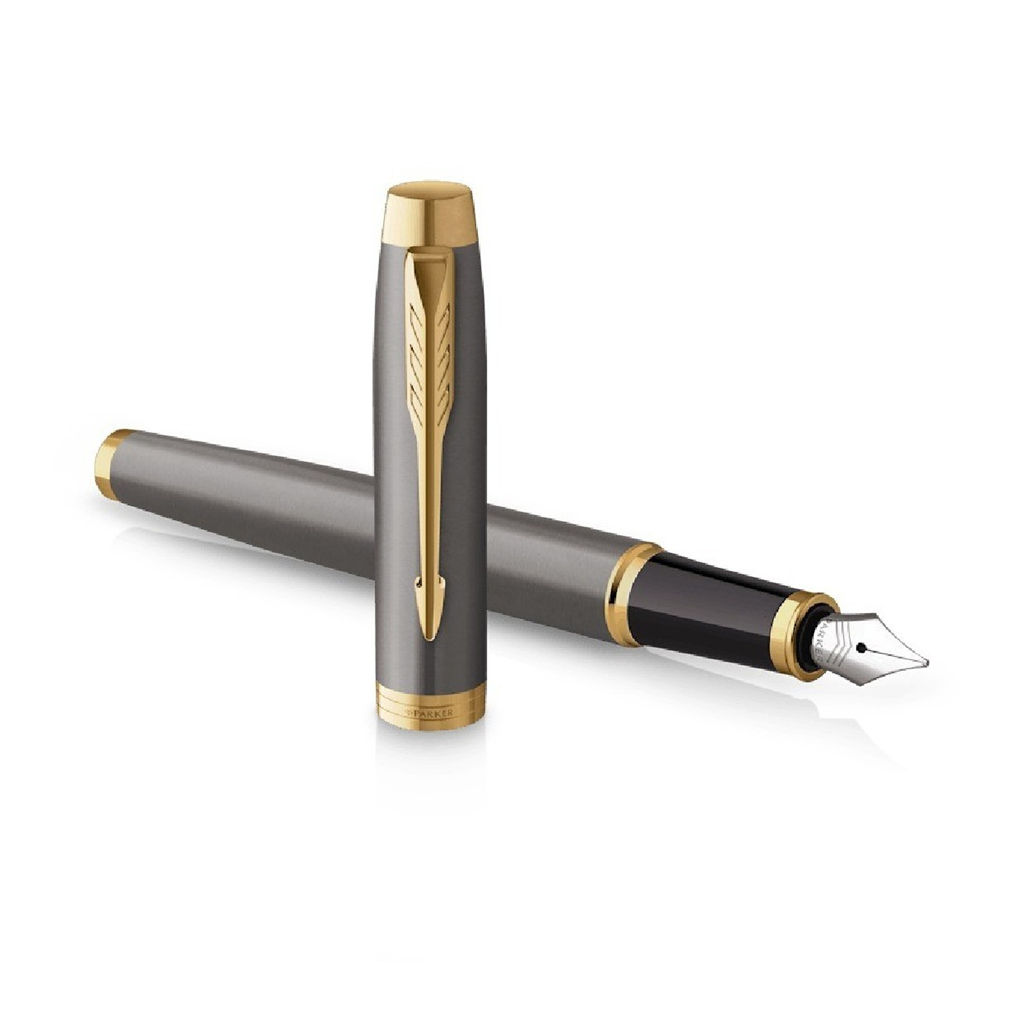 Pluma fuente Parker IM Core Grey GT